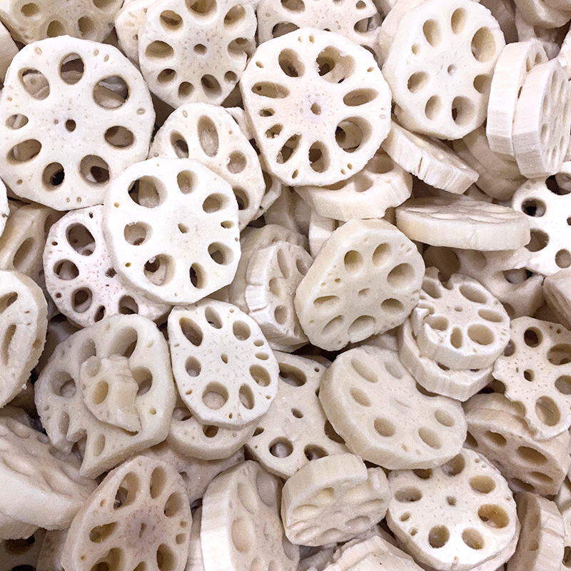 Plasterki korzenia lotosu IQF